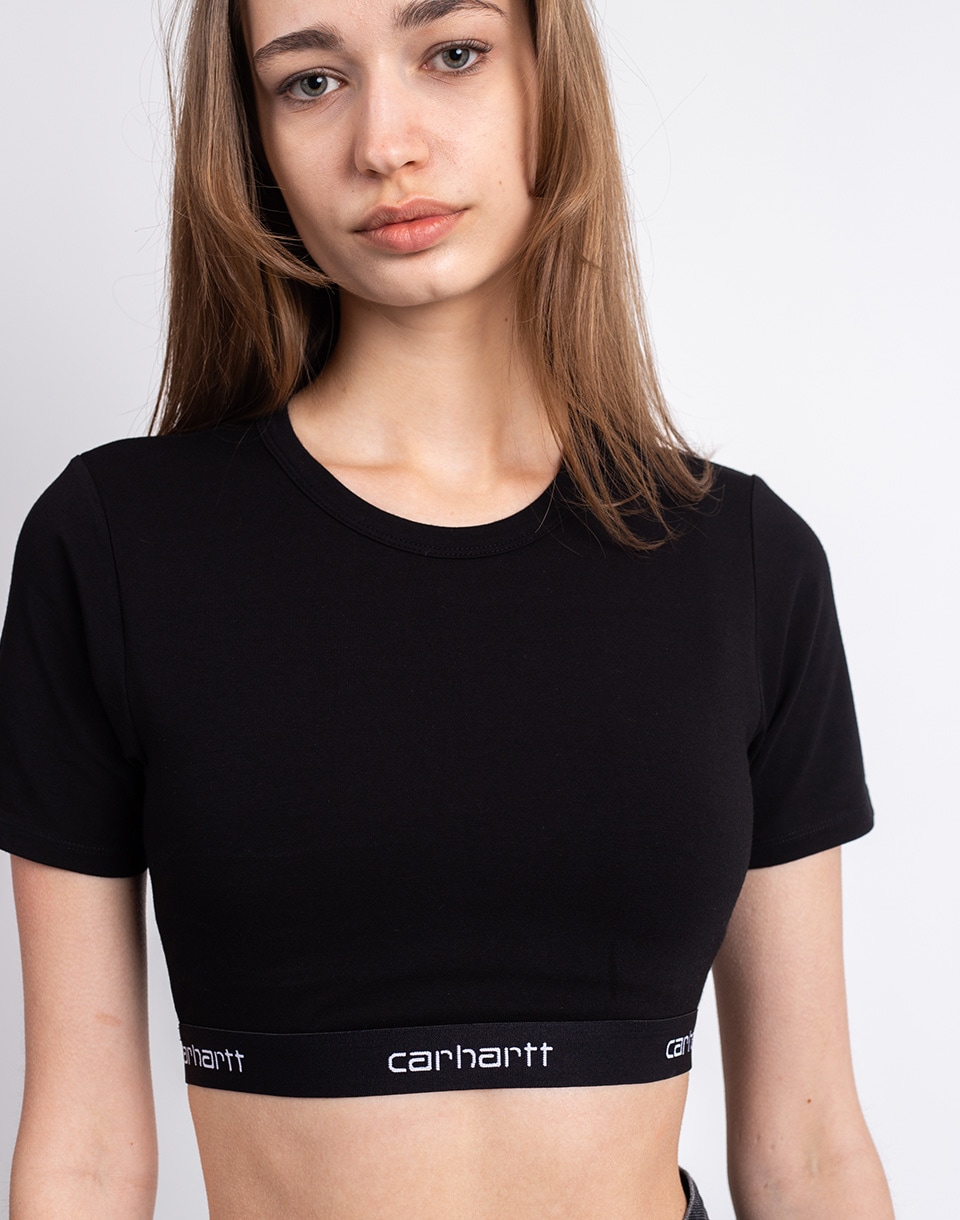Carhartt WIP W' Script Crop Top Black L