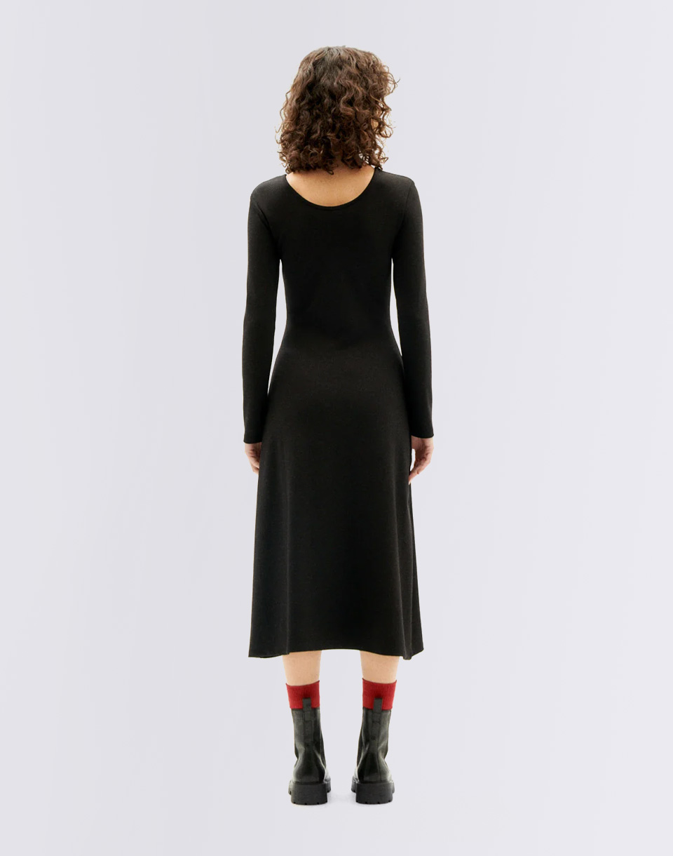 Thinking MU Black Soraya Dress BLACK M