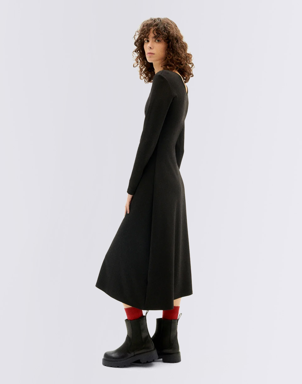Thinking MU Black Soraya Dress BLACK M