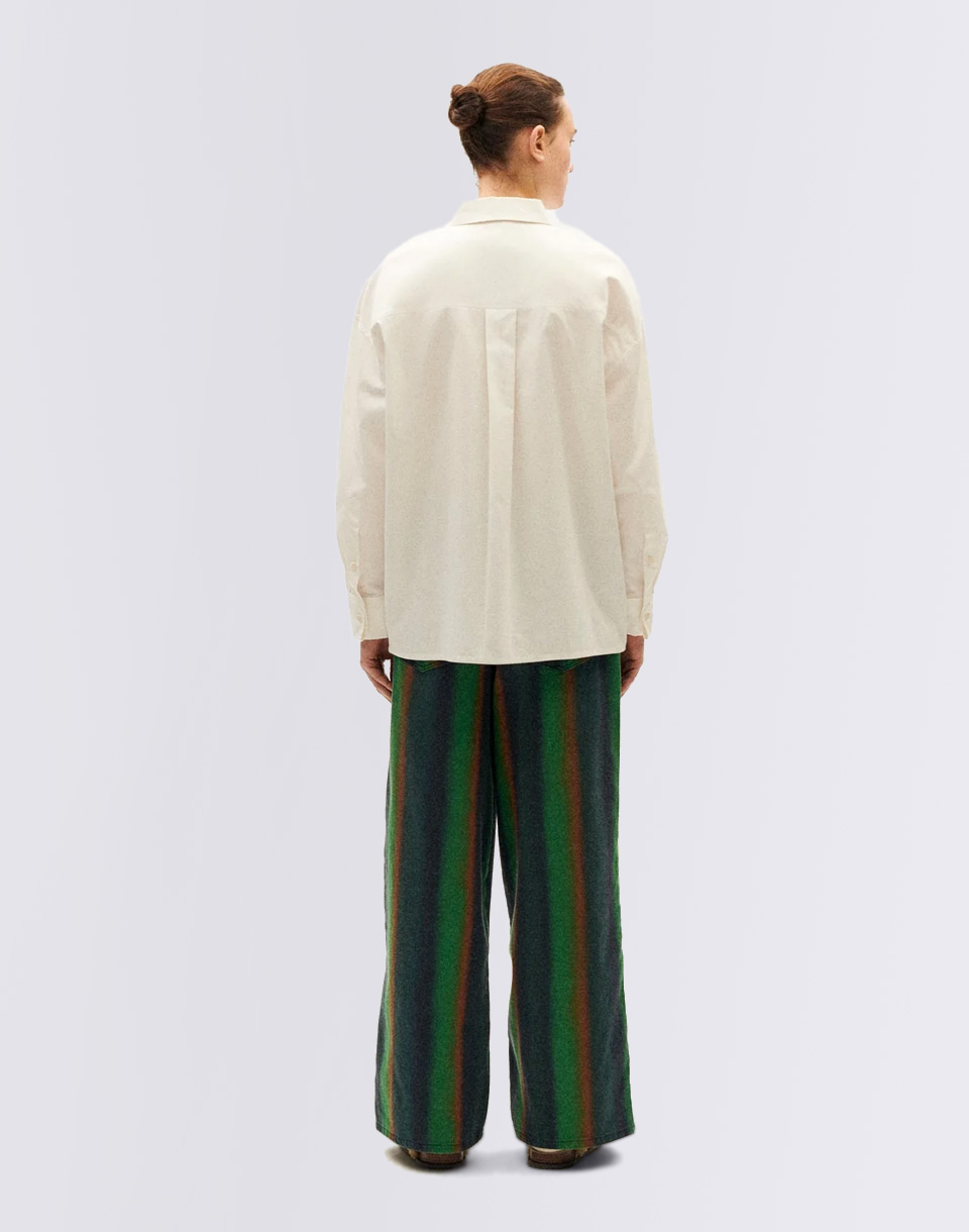 Thinking MU White Juana Blouse WHITE M