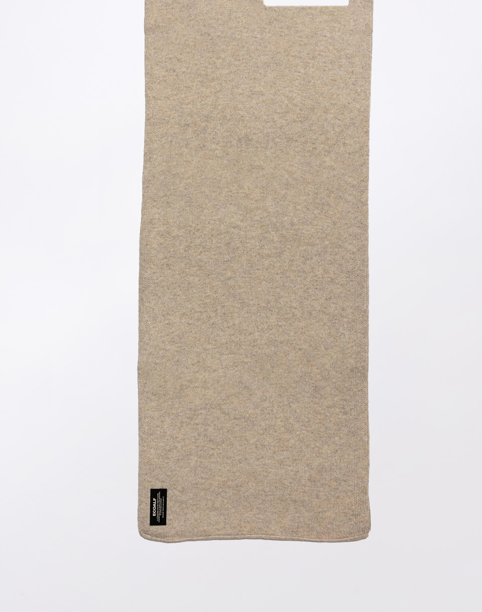 ECOALF Wool Scarf BEIGE MELANGE