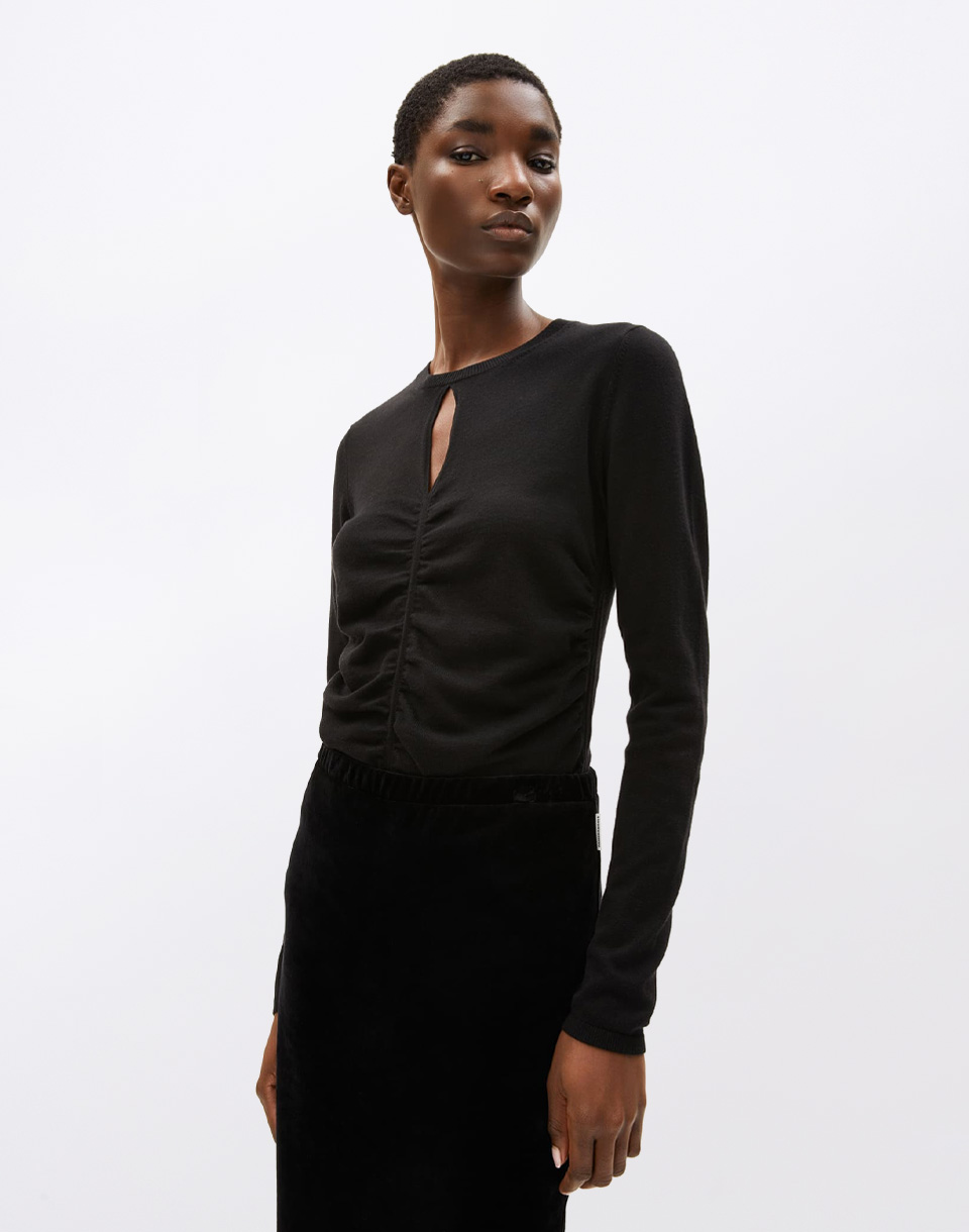 Armedangels Laleaa Festive 105 black XS