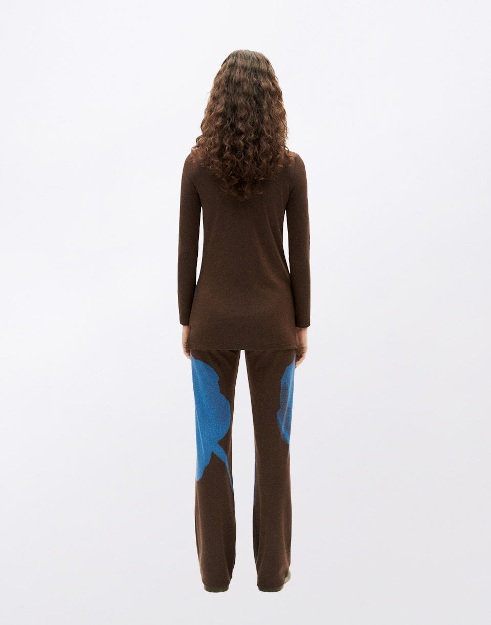 Thinking MU Flower Vela Top BROWN S