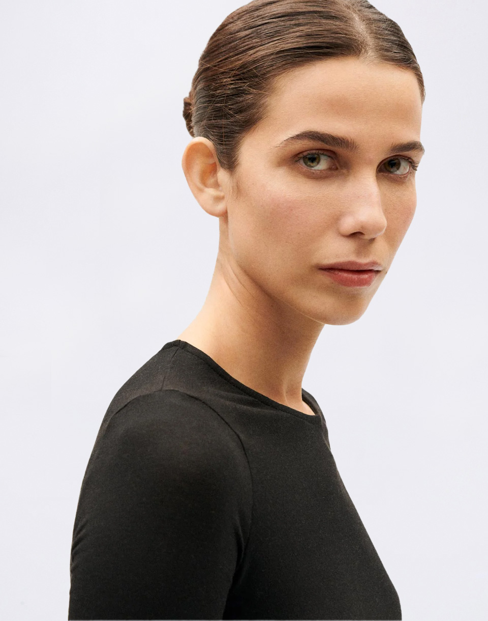 Thinking MU Black Brisa Cachemire Top BLACK L