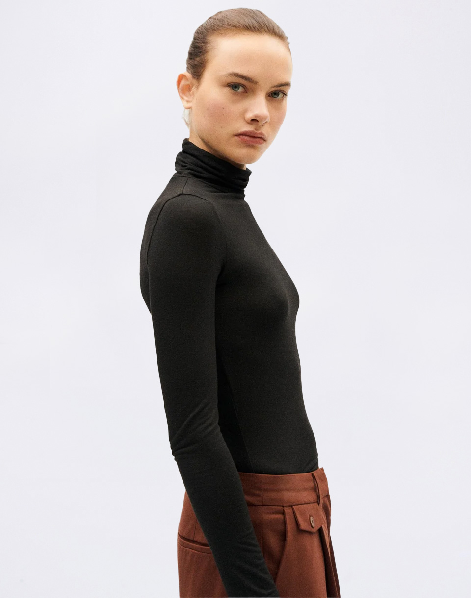 Thinking MU Black Noe Cachemire Top BLACK XS