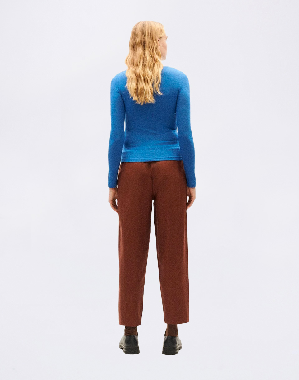 Thinking MU Blue Brisa Cachemire Top BLUE M