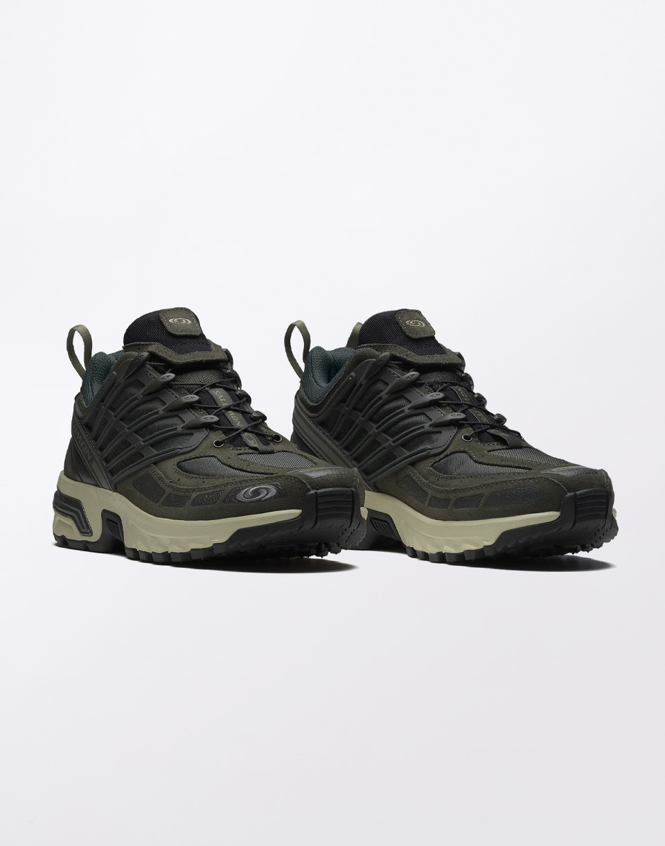 Salomon ACS PRO Leather Peat/Dlicgr/Greenh 44