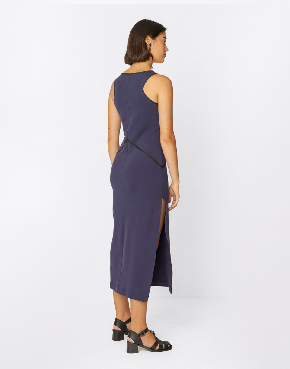 SKFK Dei Dress Navy Violet 40