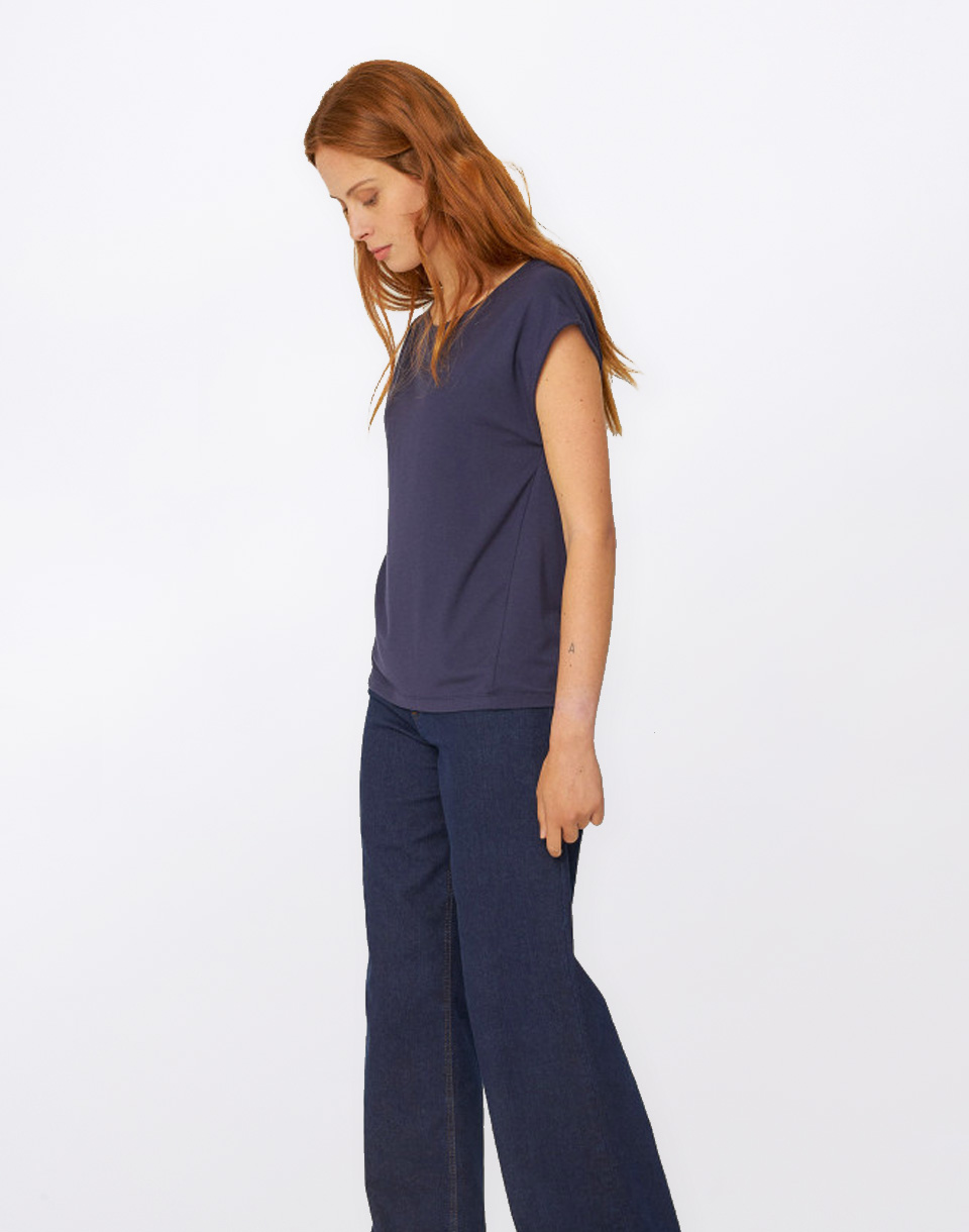 SKFK Zur-4 T-Shirt Navy Violet 36