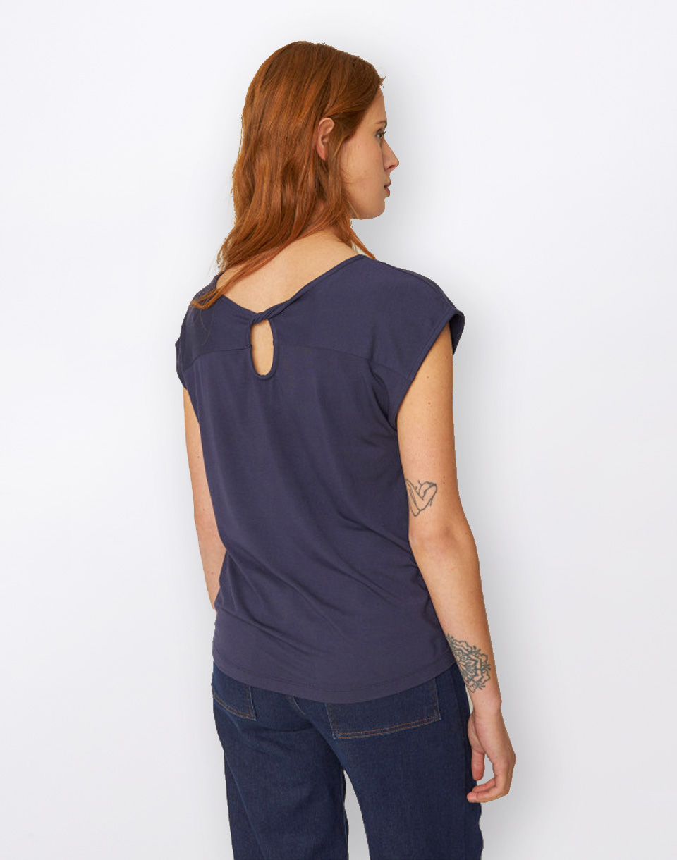SKFK Zur-4 T-Shirt Navy Violet 36