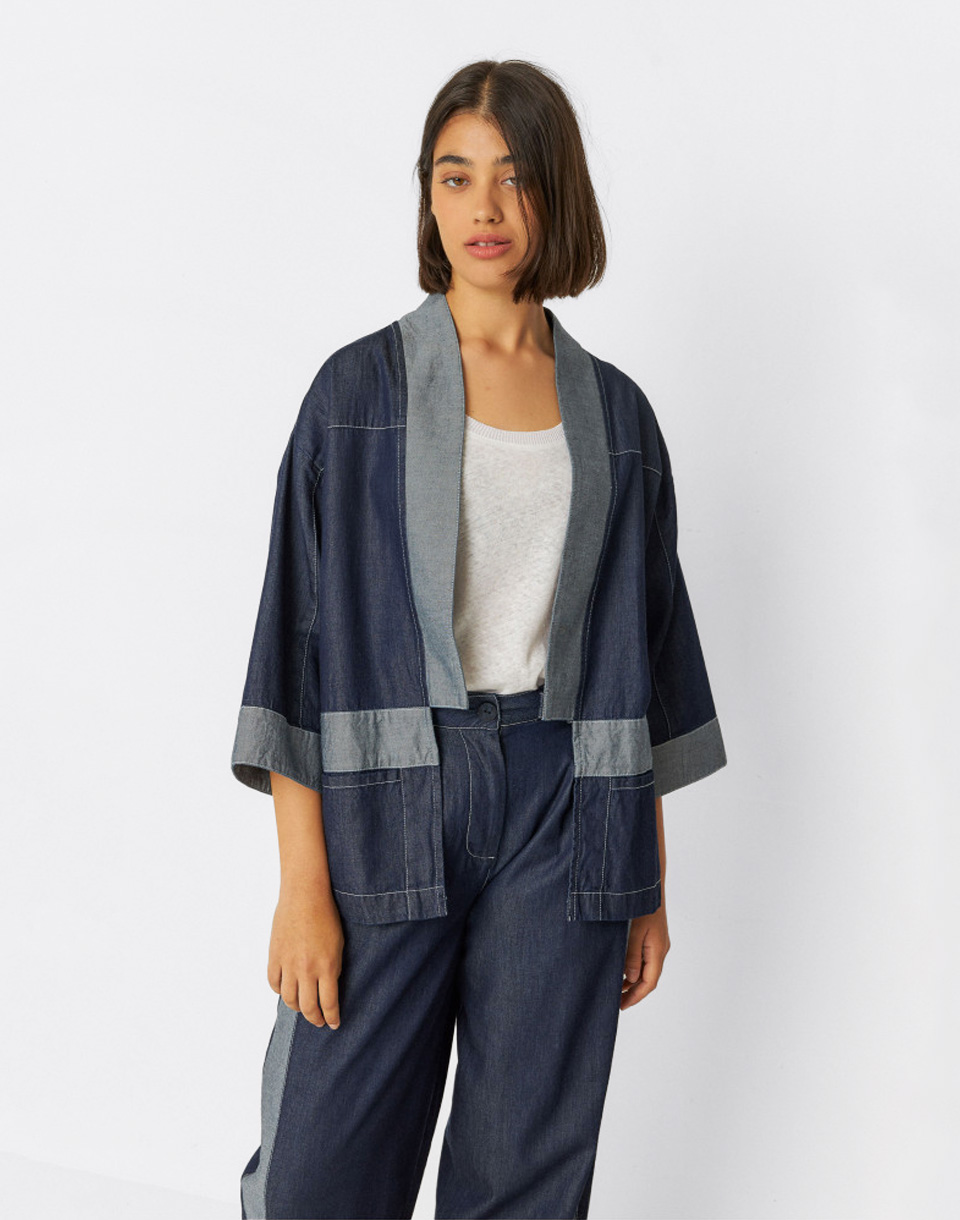 SKFK Maitena GOTS Jacket Raw Denim M