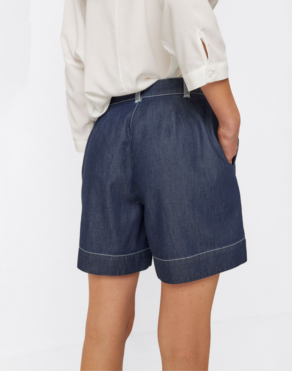 SKFK Naroa GOTS Short Raw Denim 42