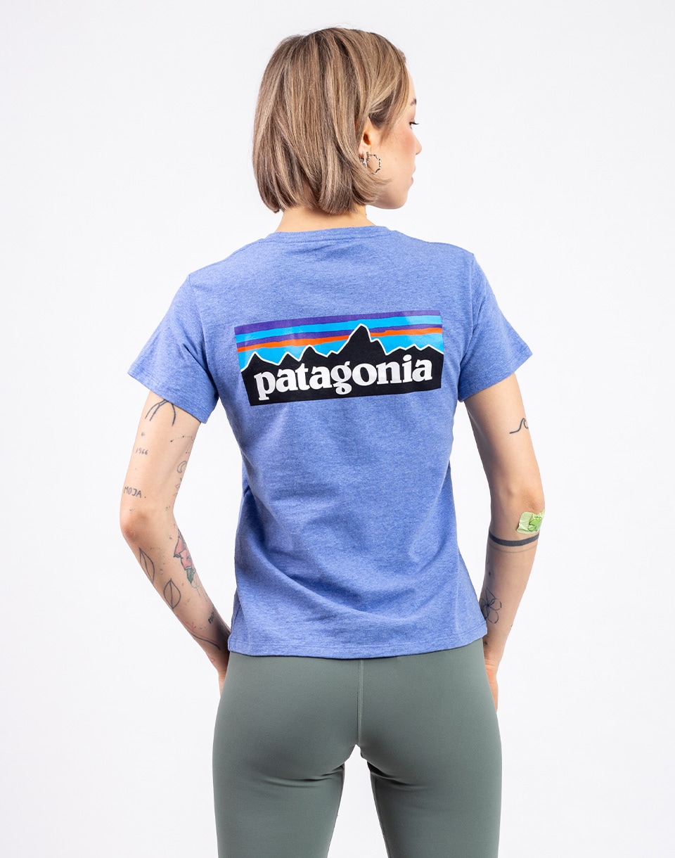 Tričko Patagonia W's P-6 Logo Responsibili-Tee Abundant Blue