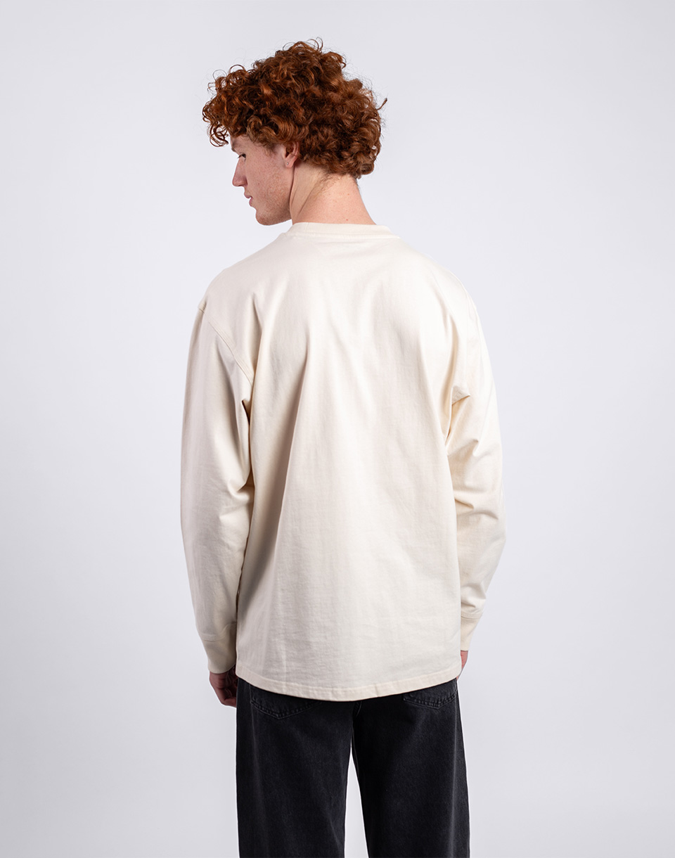 Carhartt WIP L/S American Script T-Shirt Natural M