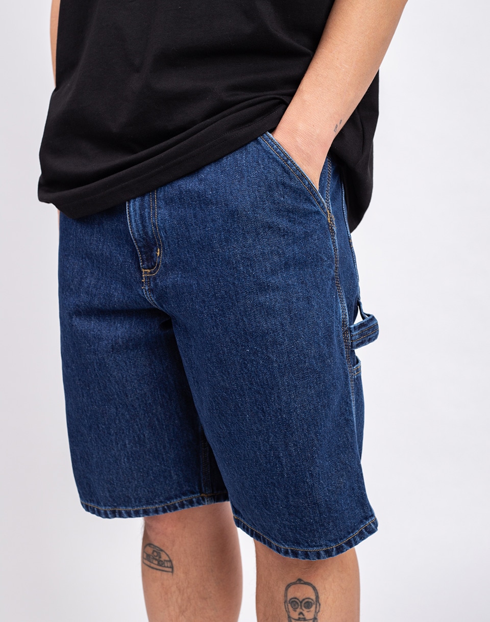 Carhartt WIP Single Knee Short Blue stone washed 32
