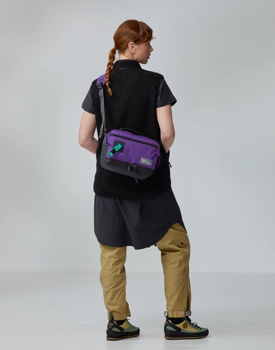Fjällräven Vardag Shoulder Bag 6 422-037 Violette - Coal Black