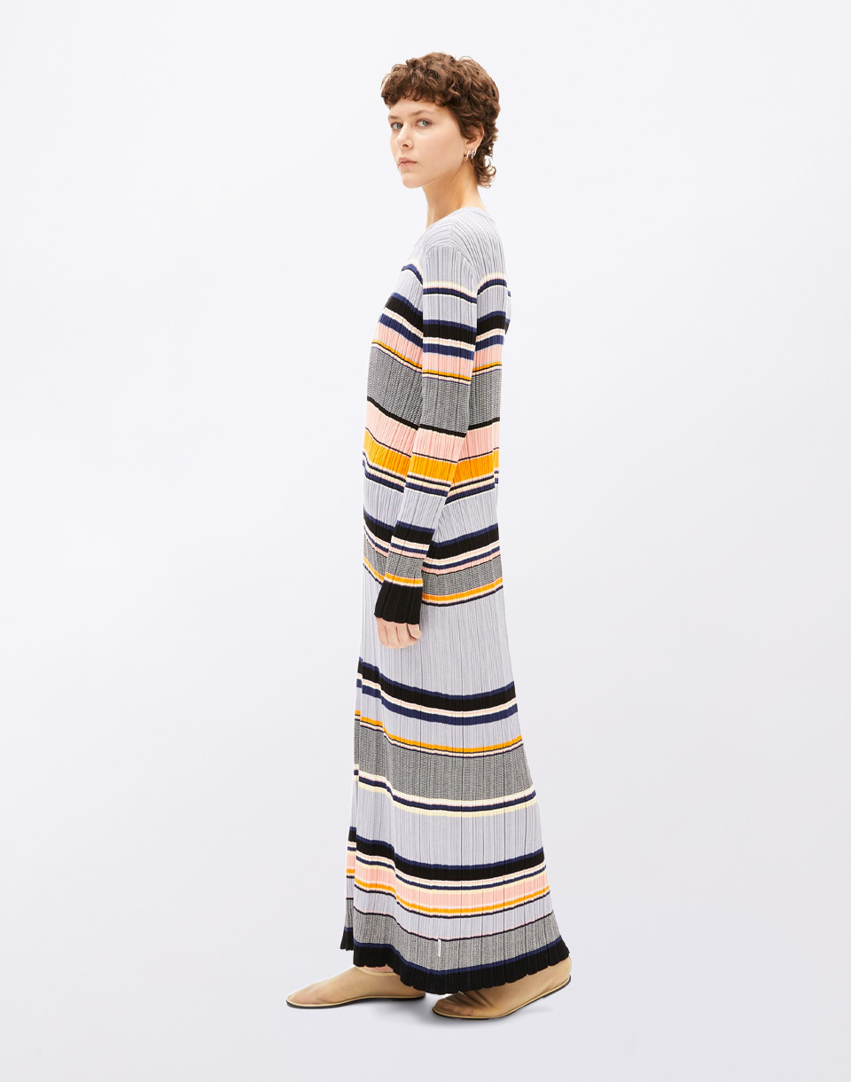 Armedangels Kaamila Stripes 3118 misty morning-deep rosalilly S