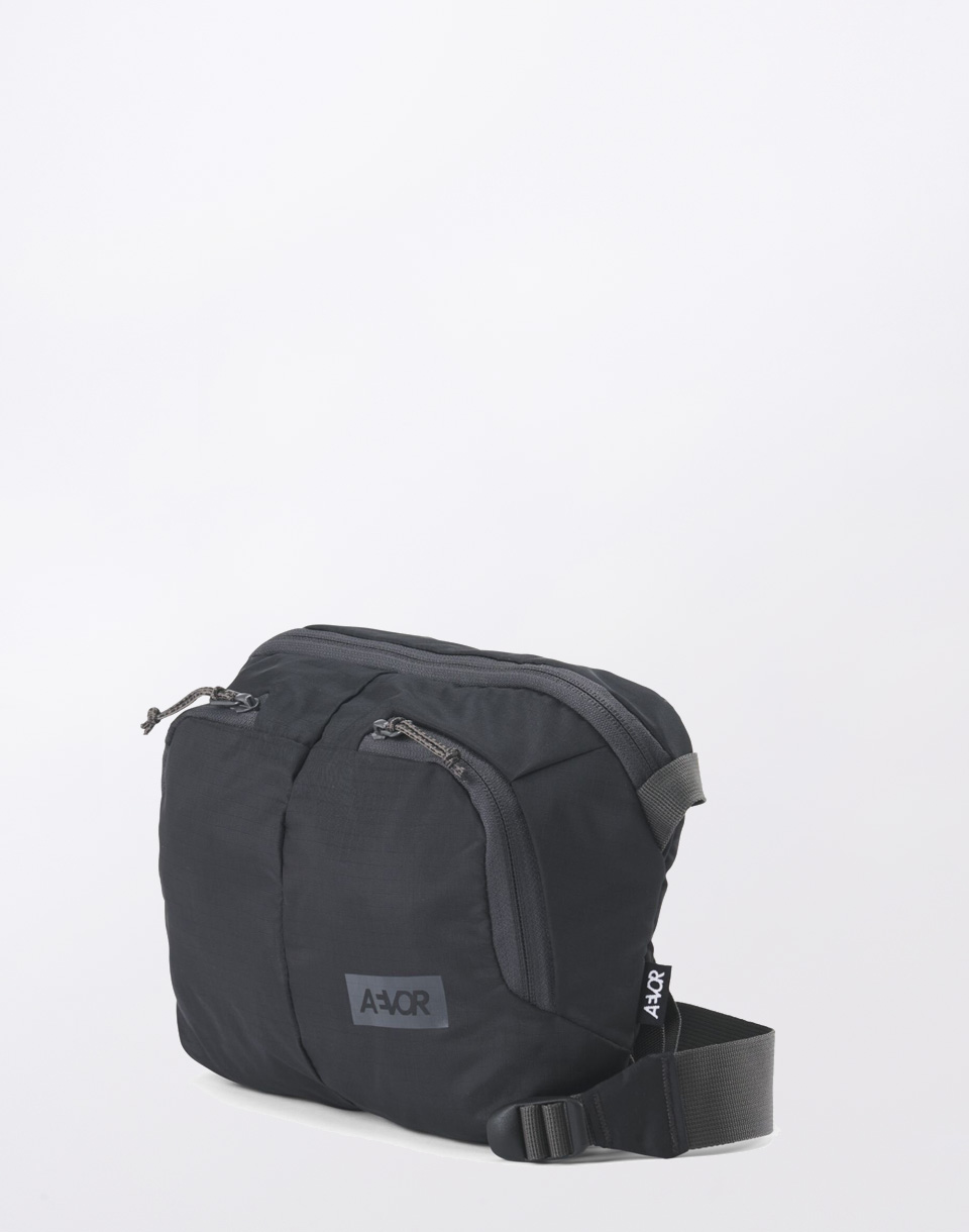 Aevor Sacoche Bag Ripstop Charcoal Black