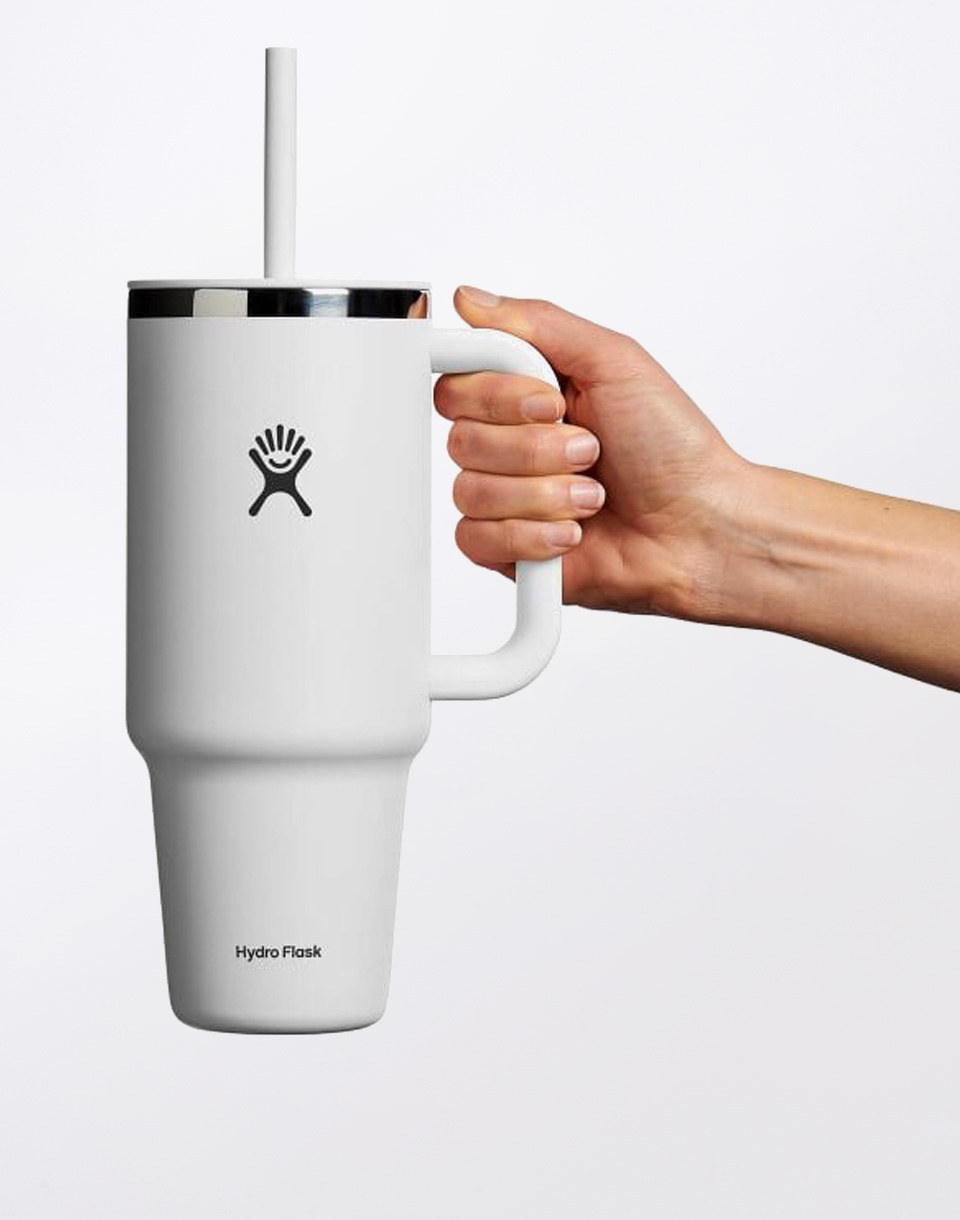 Hydro Flask Travel Tumbler 40 oz (1200 ml) White