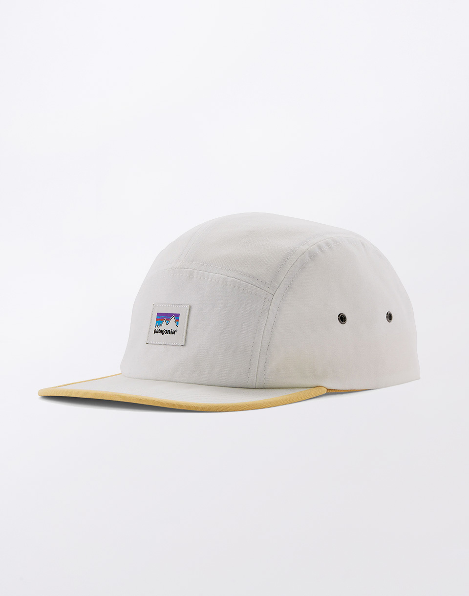 Patagonia Graphic Maclure Hat Shop Sticker: Birch White