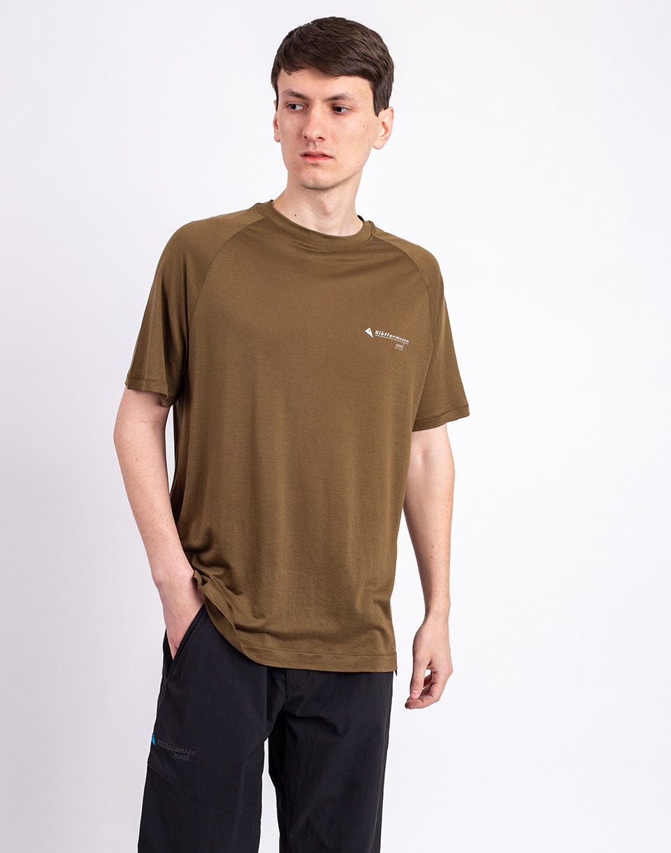 Tričko Klättermusen Groa SS Tee M's Olive