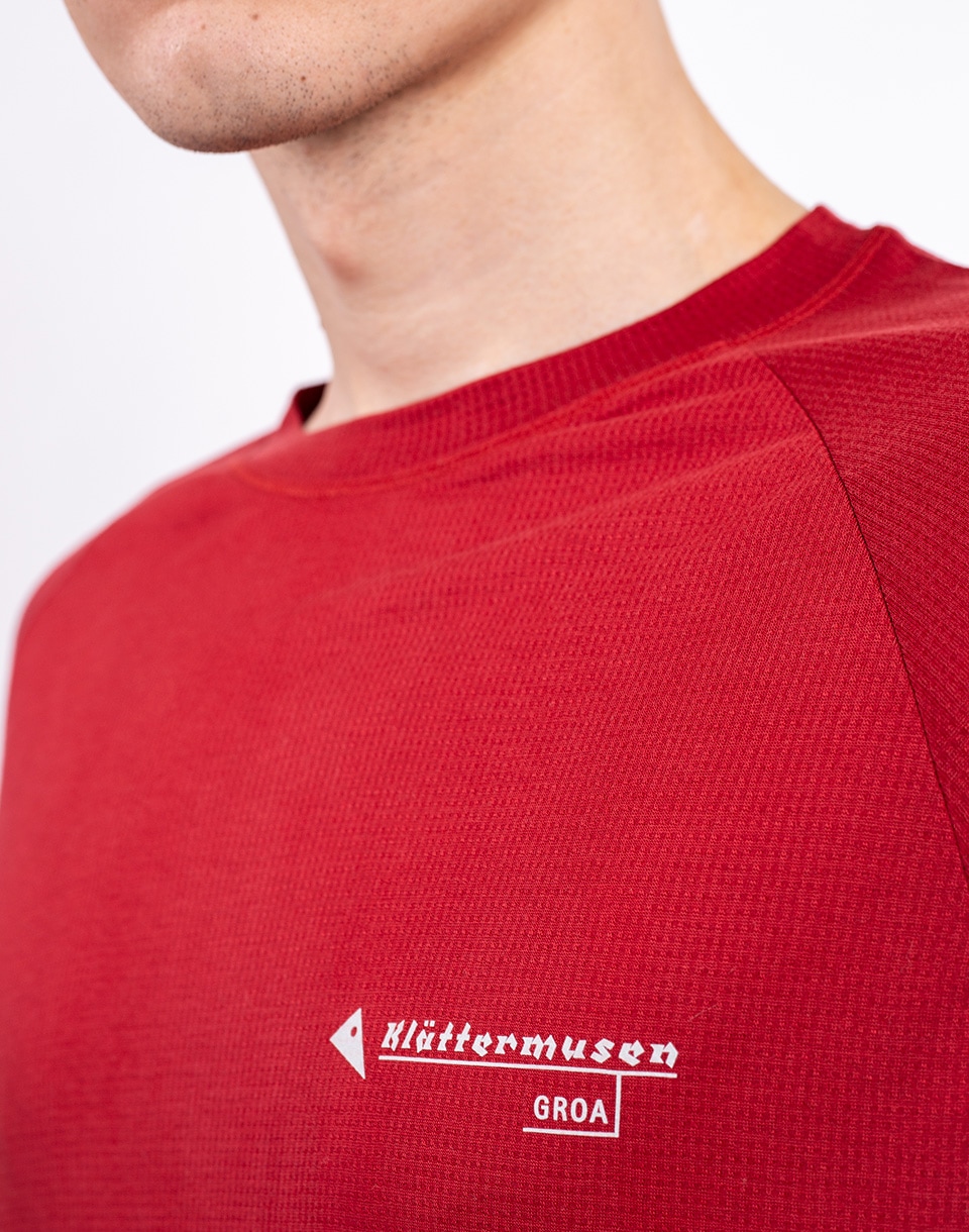 Klättermusen Groa SS Tee M's Ruby Red L