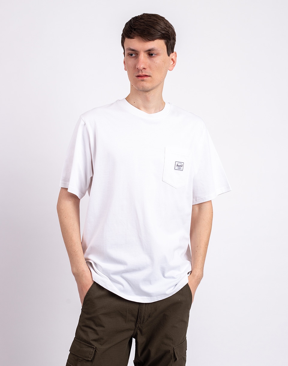 Tričko Herschel Supply Pocket Tee Men's White