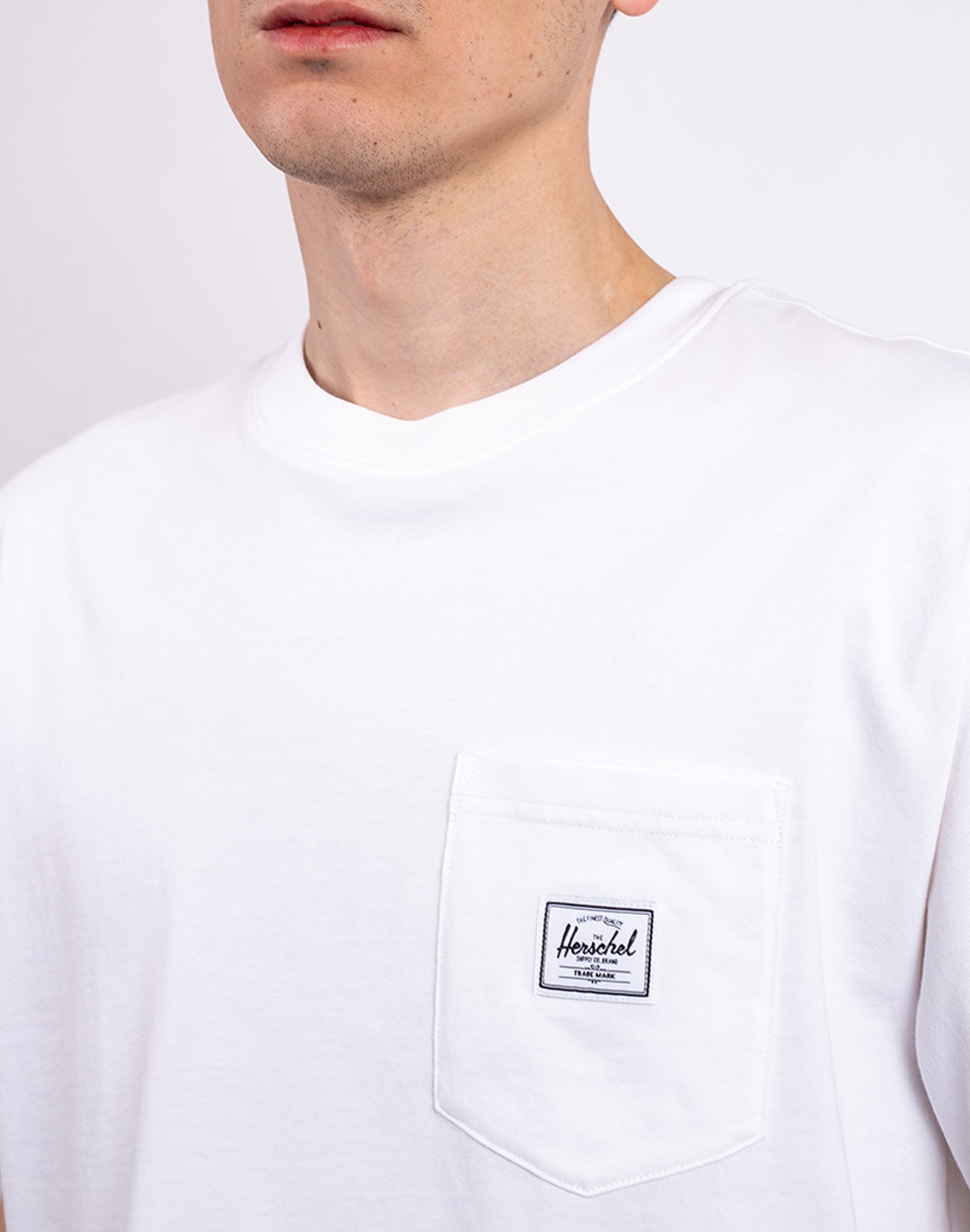 Herschel Supply Pocket Tee Men's White L