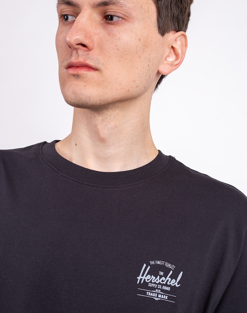 Herschel Supply Basic Tee Men's Black/White S