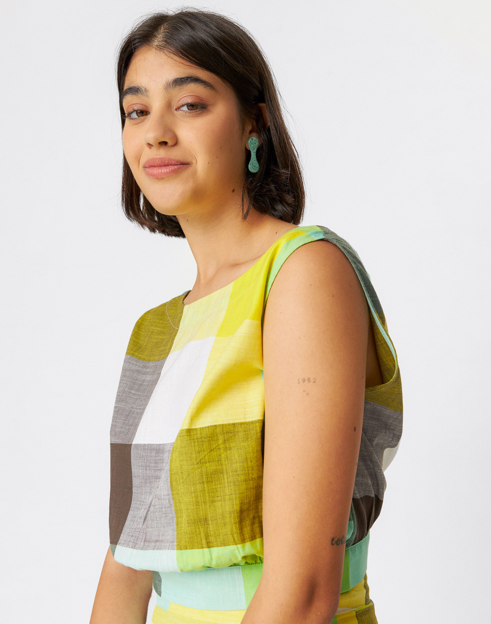 SKFK Katti GOTS Shirt ZY5 Checks 42