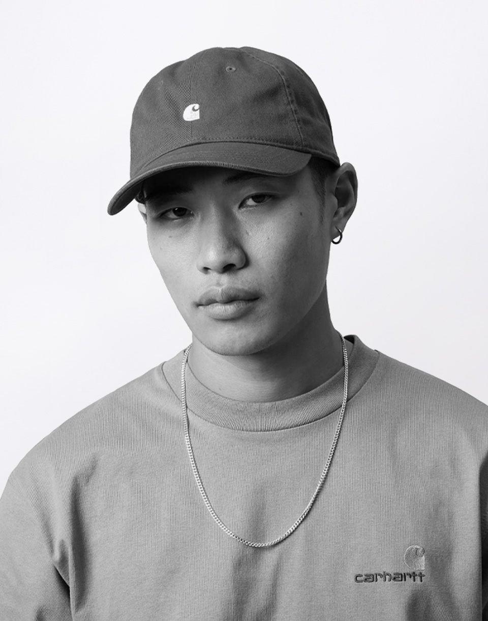 Carhartt WIP Madison Logo Cap Air Green/White