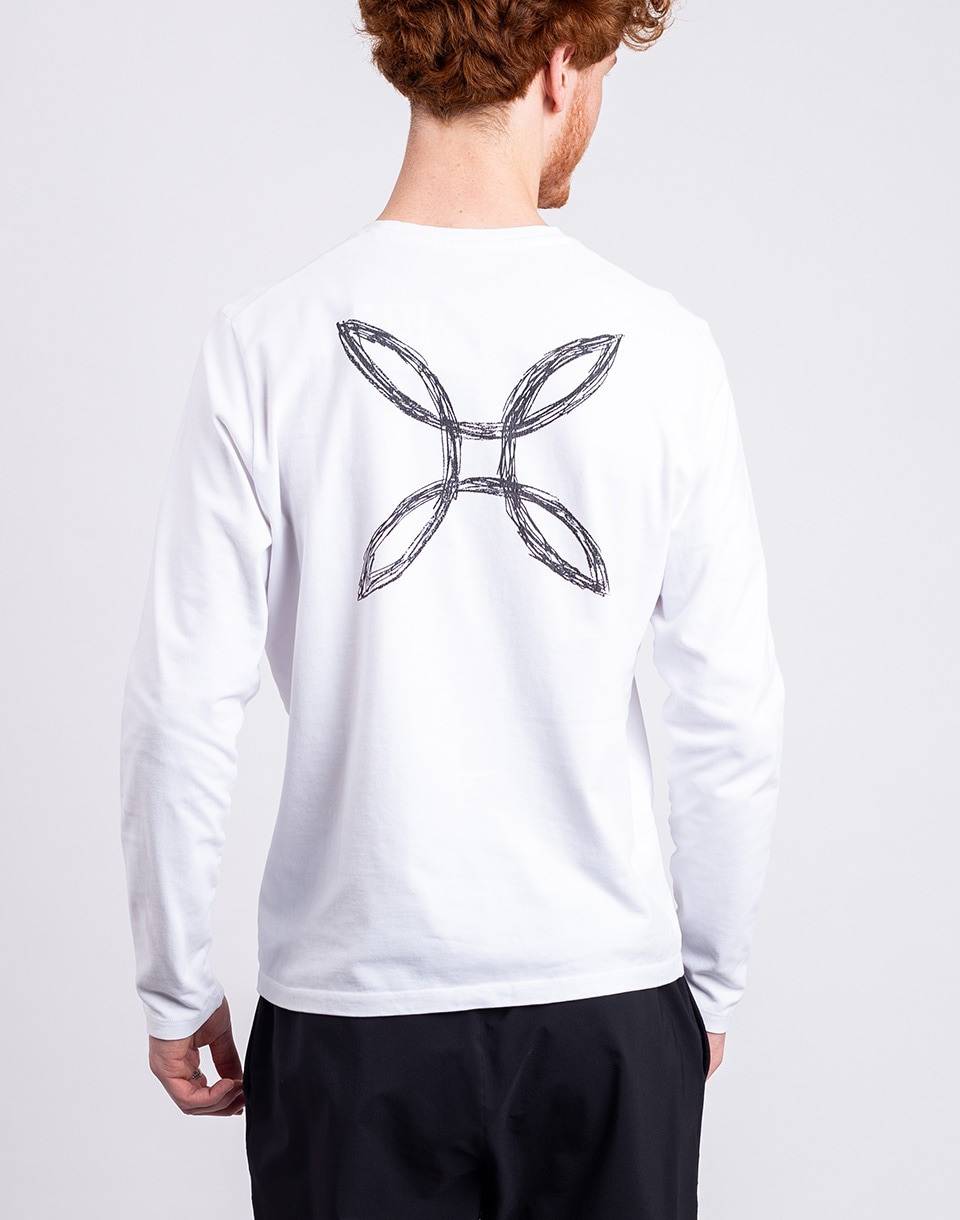 Tričko Montura Pencil Logo Maglia 00 BIANCO