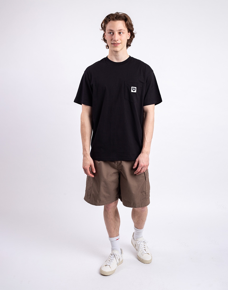 Carhartt WIP S/S Pocket Heart T-Shirt Black/Black M