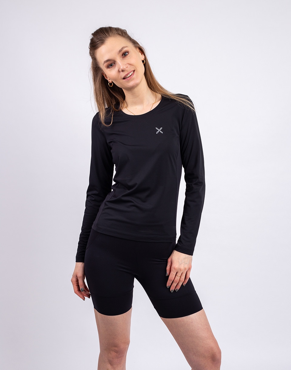 Tričko Montura Delta Mix Maglia Woman 90 BLACK