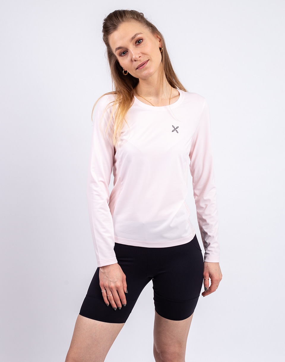 Tričko Montura Delta Mix Maglia Woman 01 LIGHT ROSE