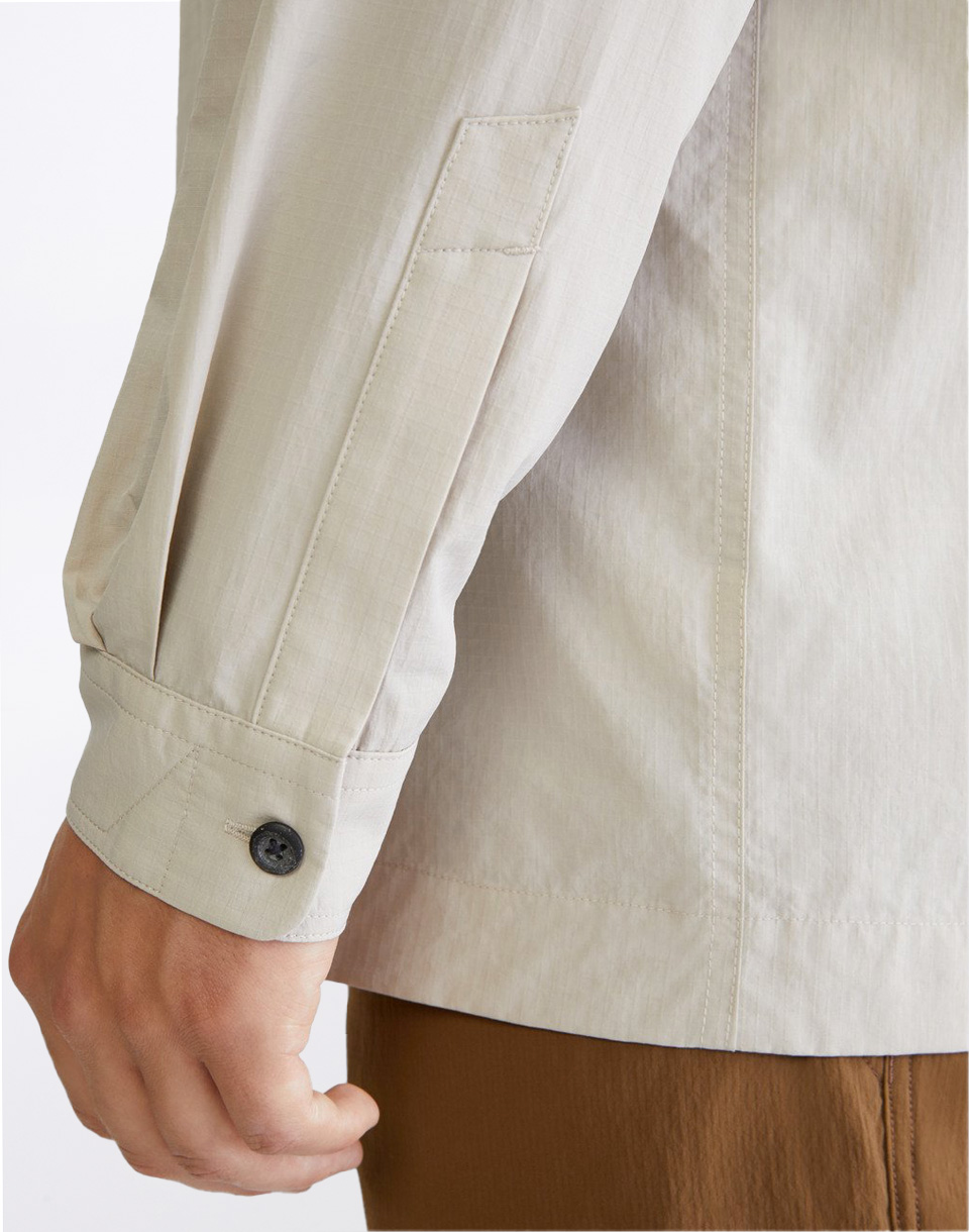 Klättermusen Syn LS Shirt M's 117 Silver Creme L