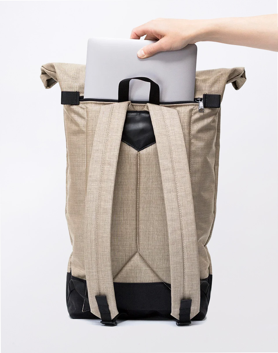 Braasi Industry Rolltop Cordura tan/black