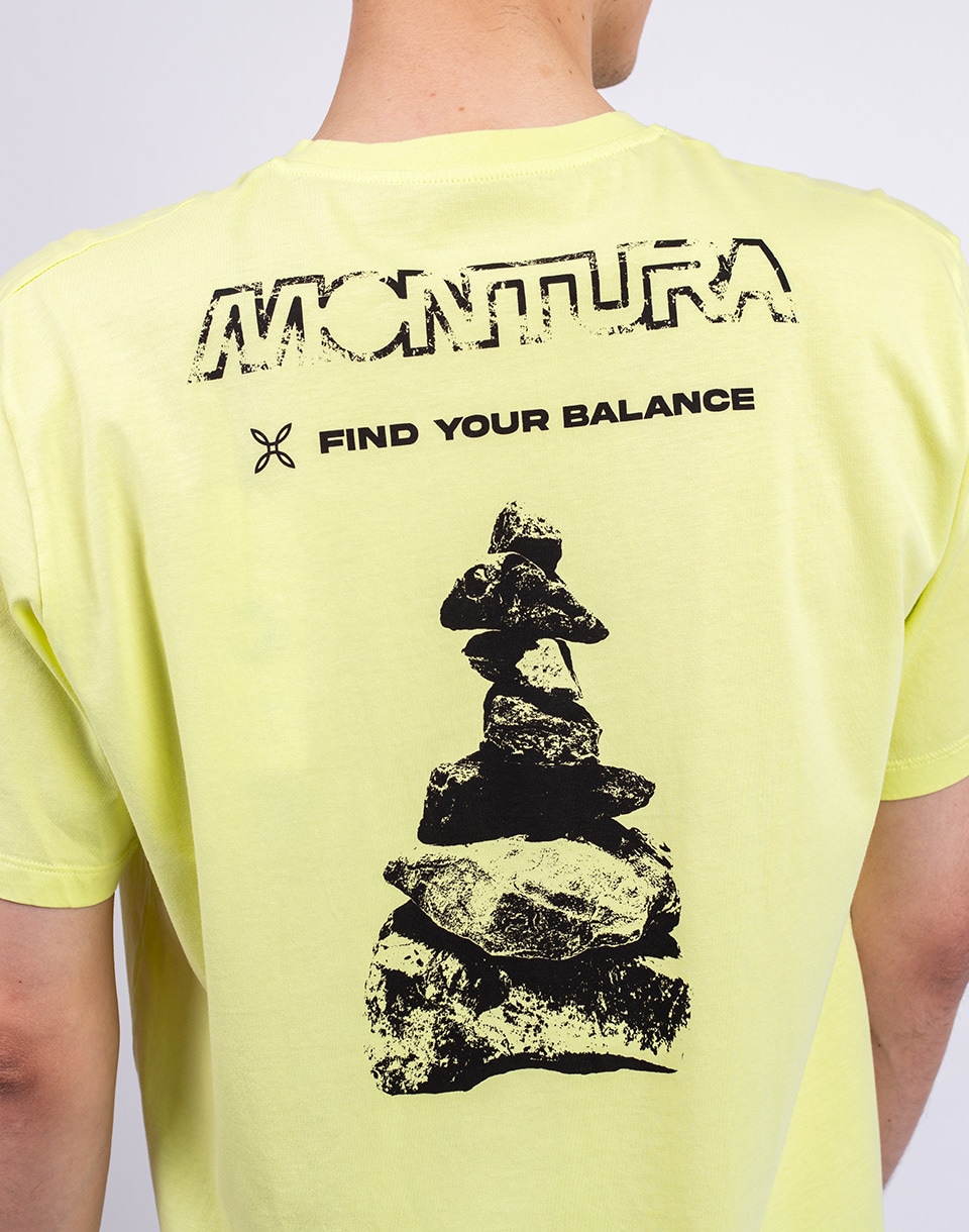Tričko Montura Balance T-Shirt 202 SUNNY LIME