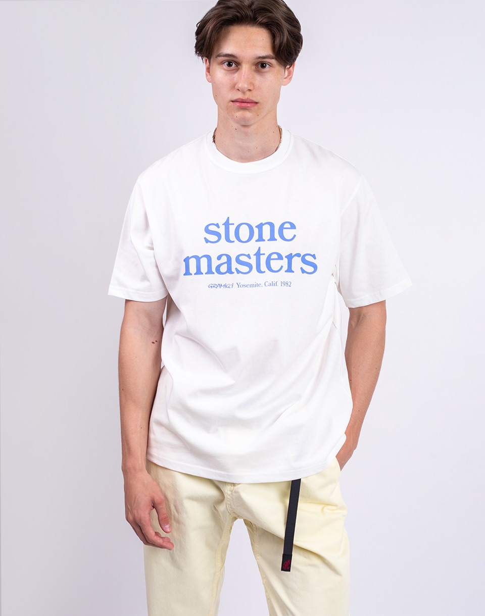 Tričko Gramicci Stonemasters Tee WHITE