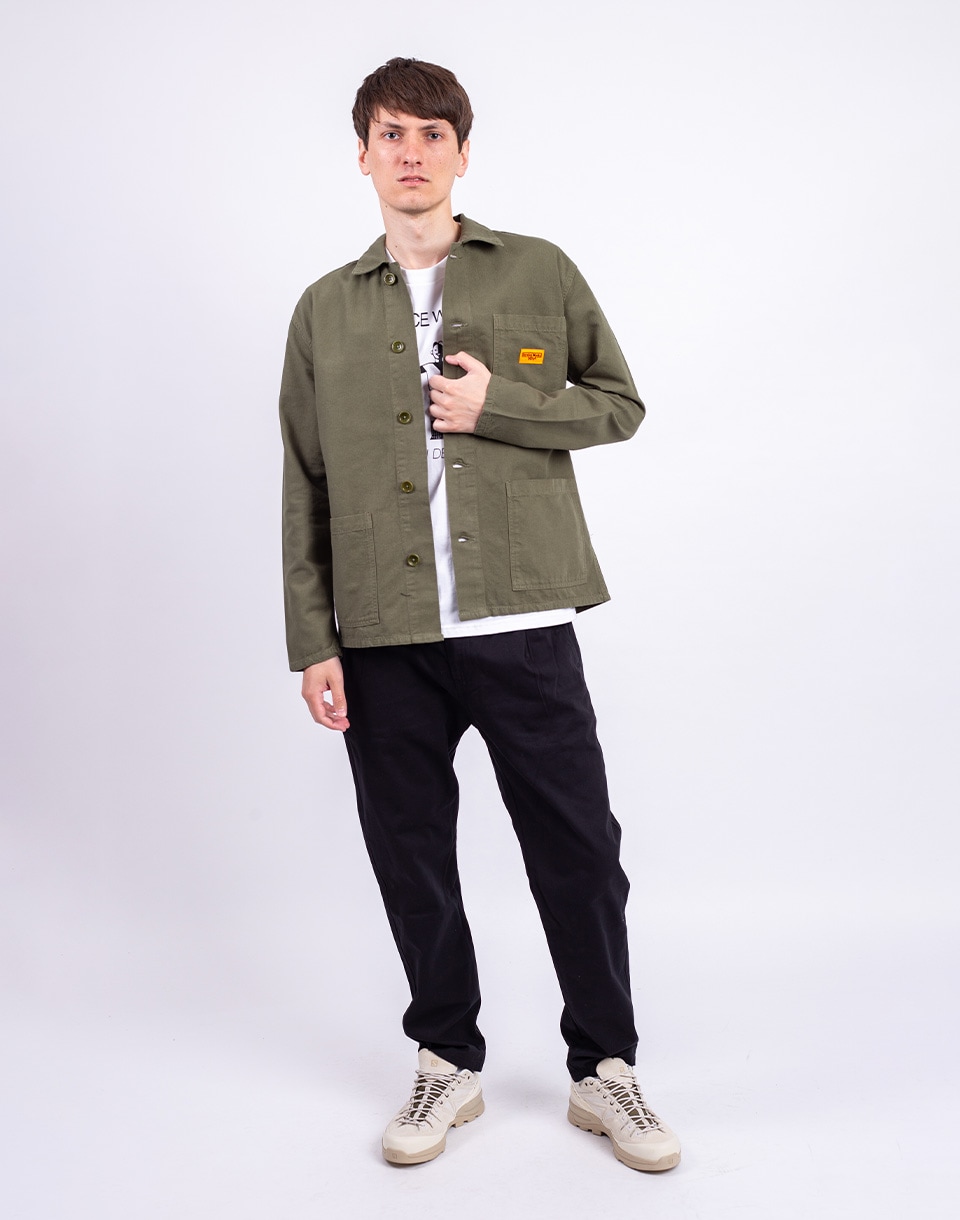 Service Works Canvas Chore Shirt OLIVE M