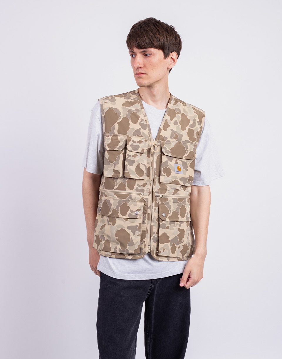 Carhartt WIP Irwin Vest Camo Duck, Desert M