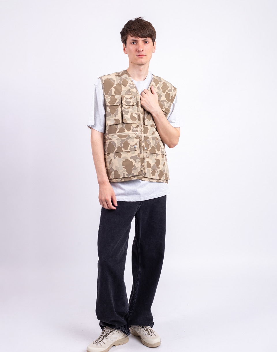 Carhartt WIP Irwin Vest Camo Duck, Desert M