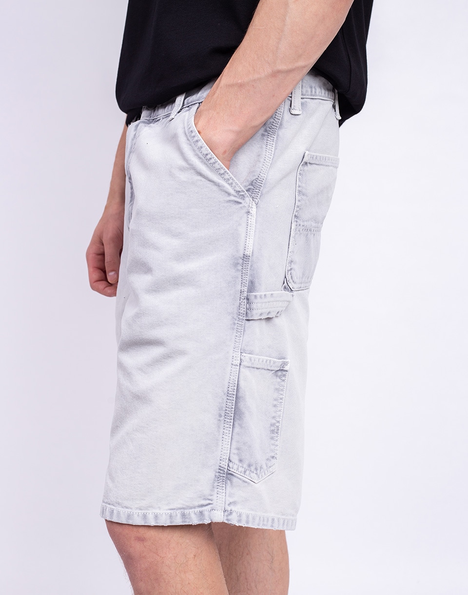 Carhartt WIP Single Knee Short Black chalk wash 32
