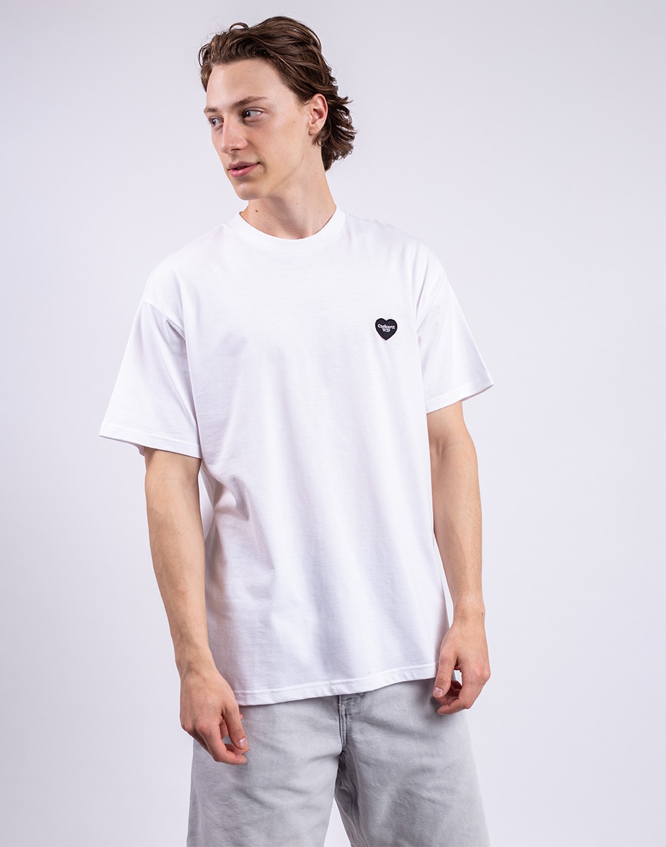 Carhartt WIP S/S Heart II Hartt T-Shirt White L