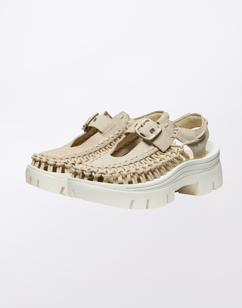 Keen Uneek PLT Mary Jane safari/star white 43
