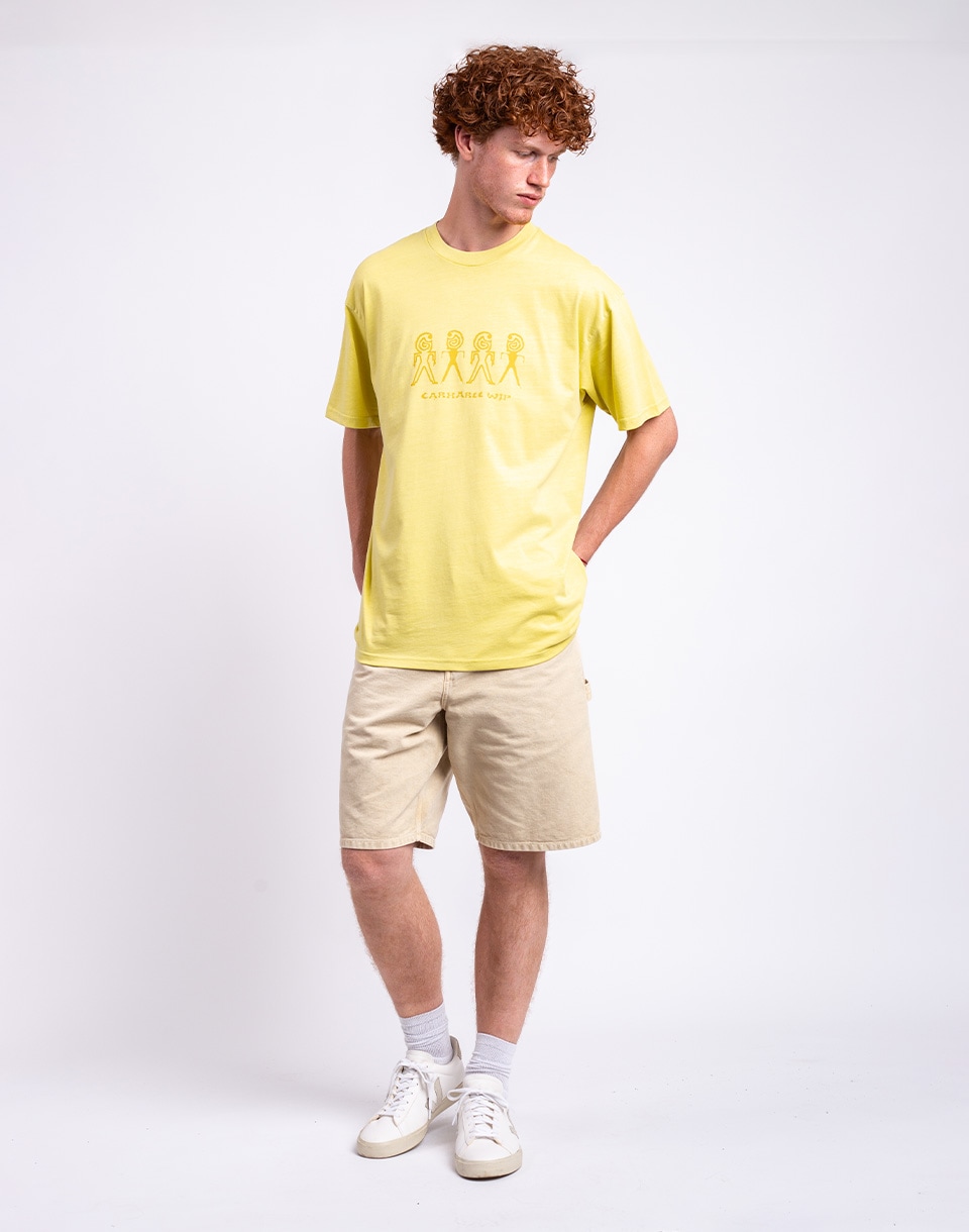 Carhartt WIP Single Knee Short Dusty H Brown chalk wash 33