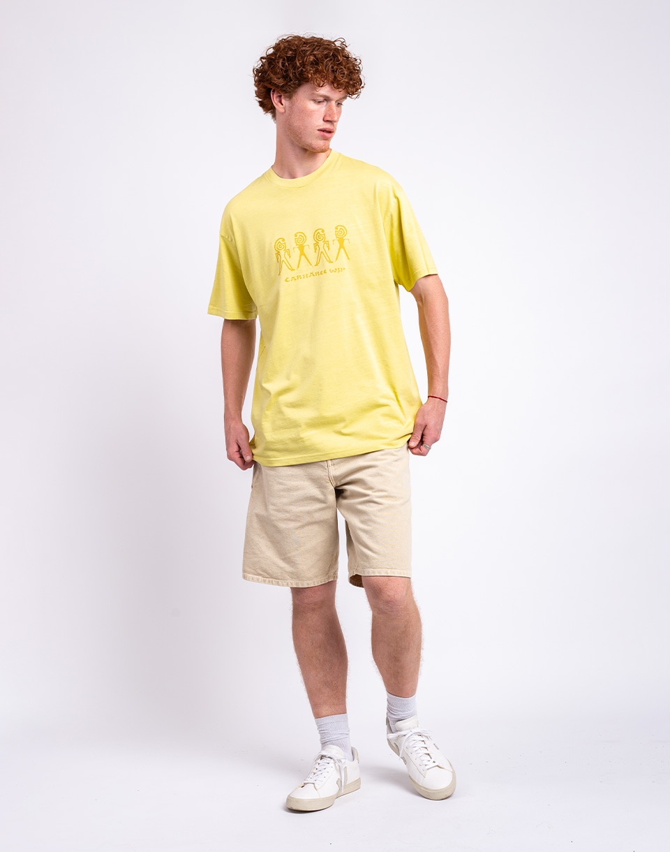 Carhartt WIP Single Knee Short Dusty H Brown chalk wash 33