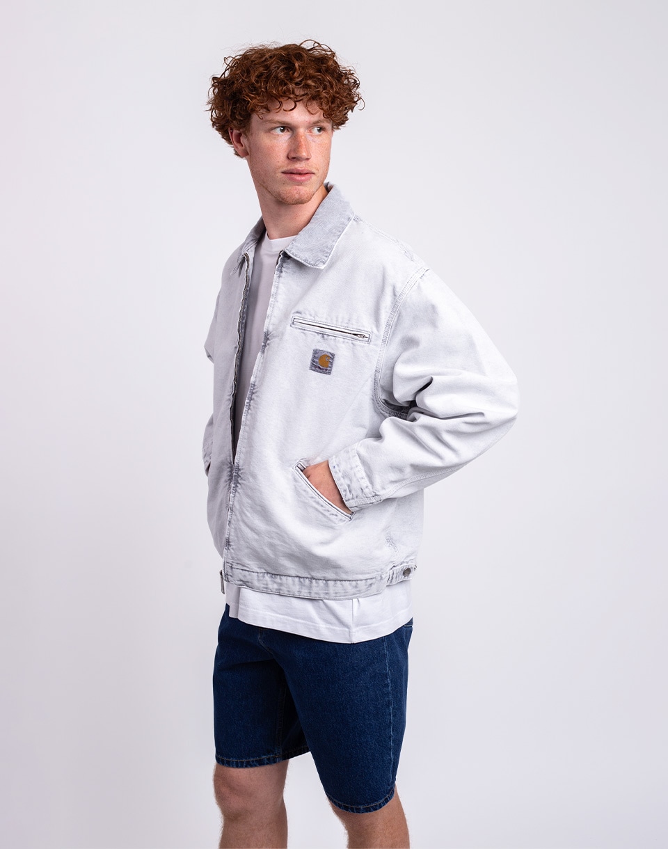 Carhartt WIP OG Detroit Jacket Black/Black chalk wash M