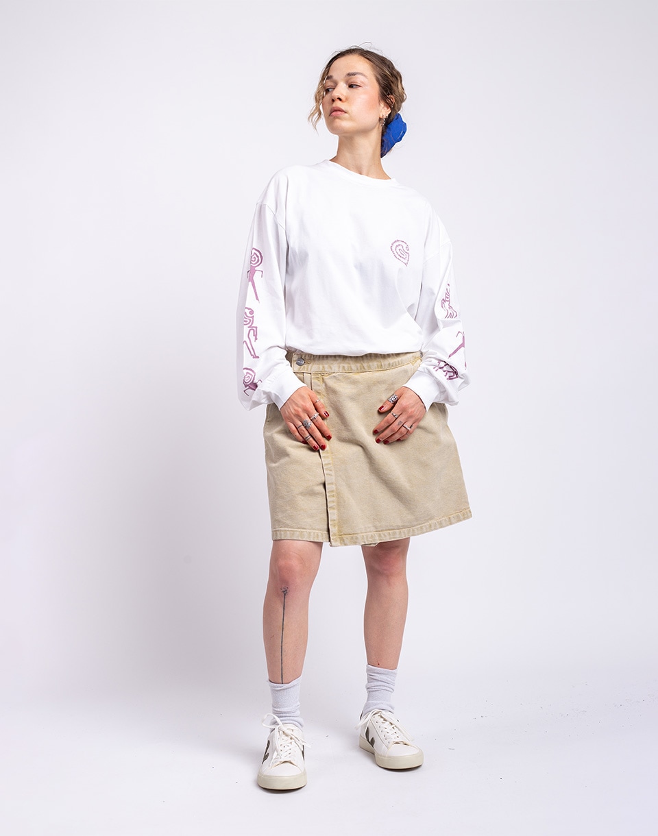 Carhartt WIP W' Emery Skirt Dusty H Brown chalk wash M