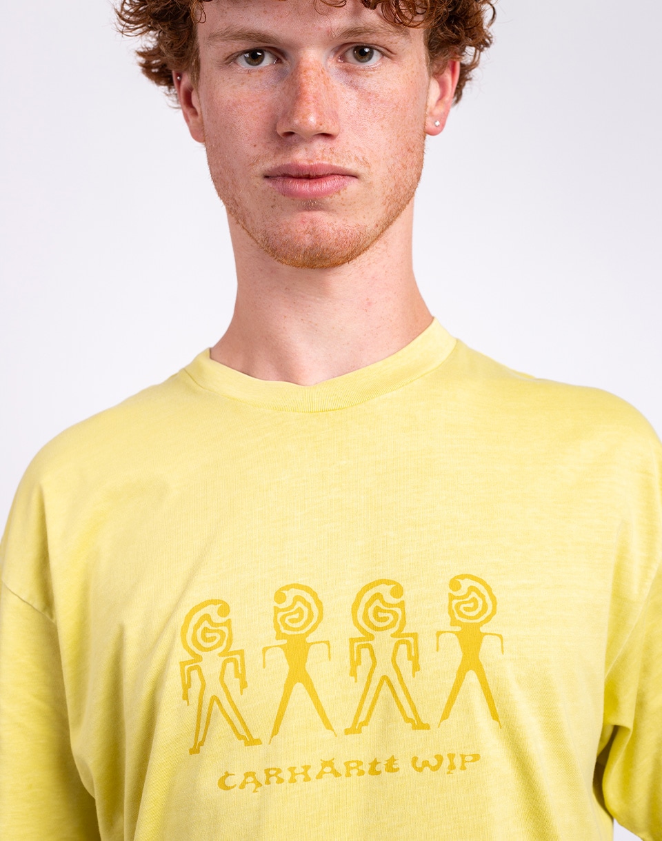 Carhartt WIP S/S Terrestrial T-Shirt Fandoghi/Suncrest pigment garment dyed L